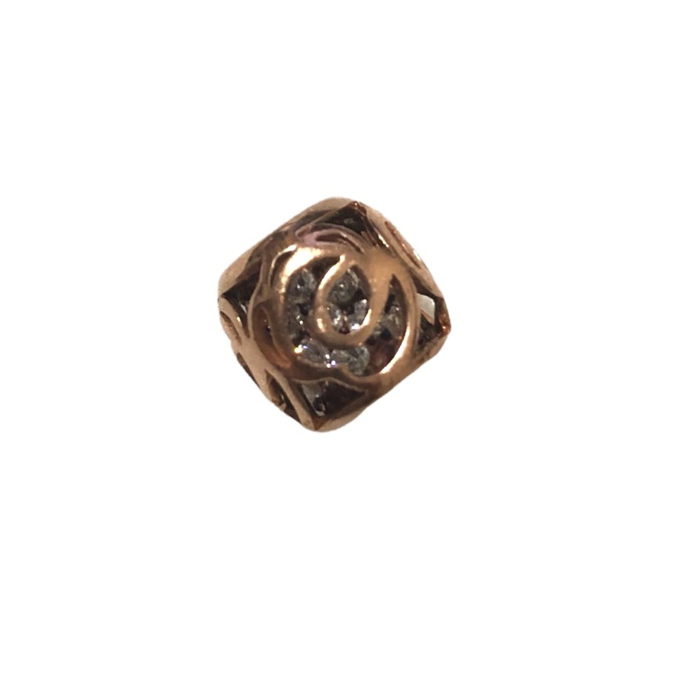 Rose gold plated charm